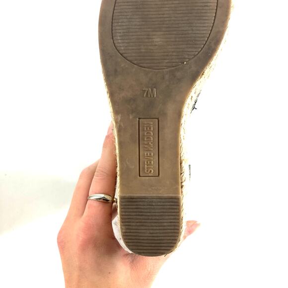 Steve Madden Joni Espadrille Wedge Sandal - Picture 6 of 6